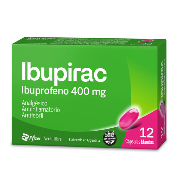 Ibupirac Ibuprofeno 400 mg x 12 Cáps