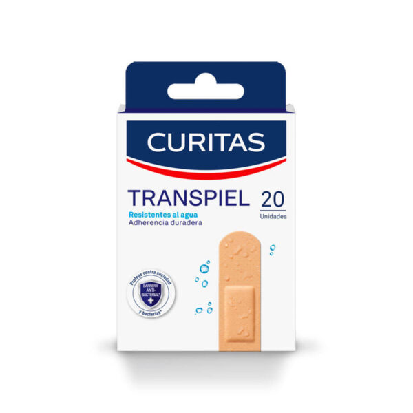 Apósitos Adhesivos Curitas Tela Transpiel x 20 un