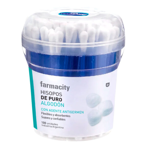 Hisopos Farmacity x 100 un