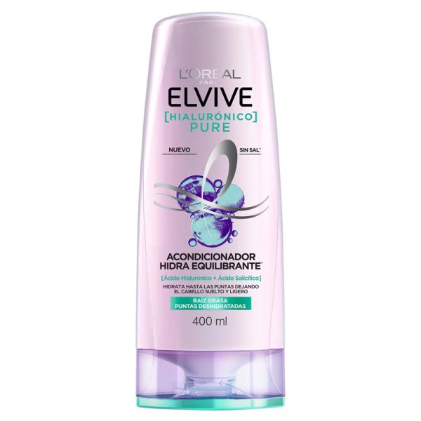 Acondicionador Elvive Hialurónico Pure x 400 ml