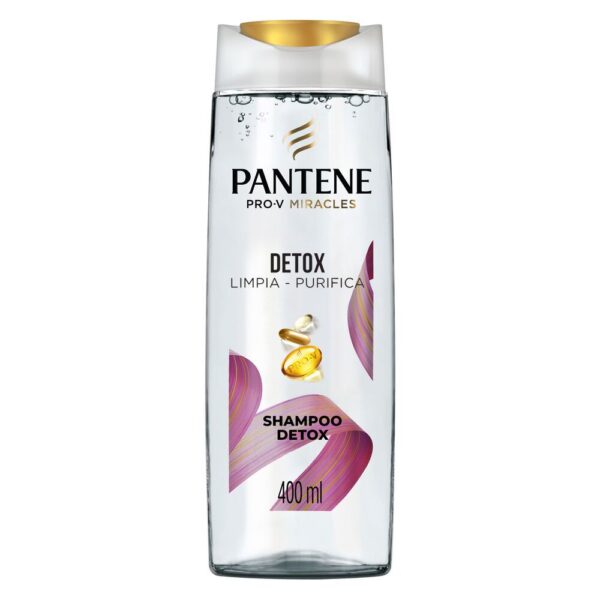 Shampoo Pantene Pro-V Miracles Detox Limpia – Purifica x 400 ml