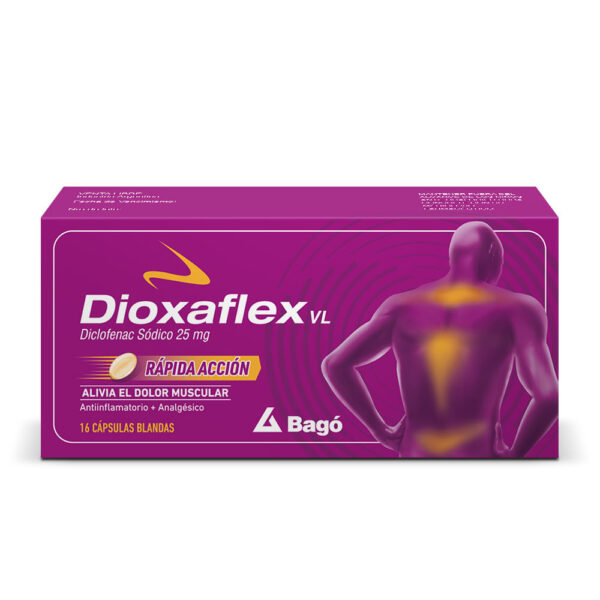 Dioxaflex VL Rápida Acción x 16 Cáps Blandas