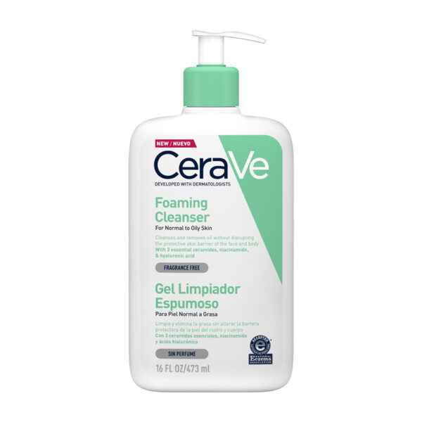 Gel Limpiador CeraVe Espumoso x 473 ml
