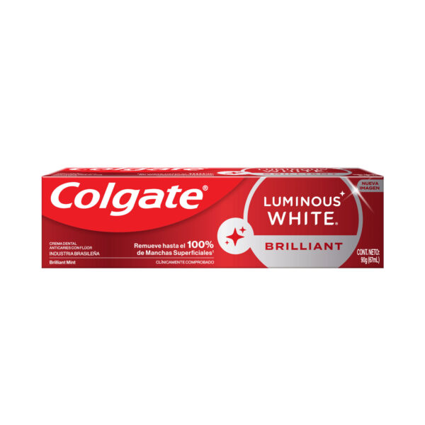 Pasta Dental Colgate Luminous White Brilliant x 90 g